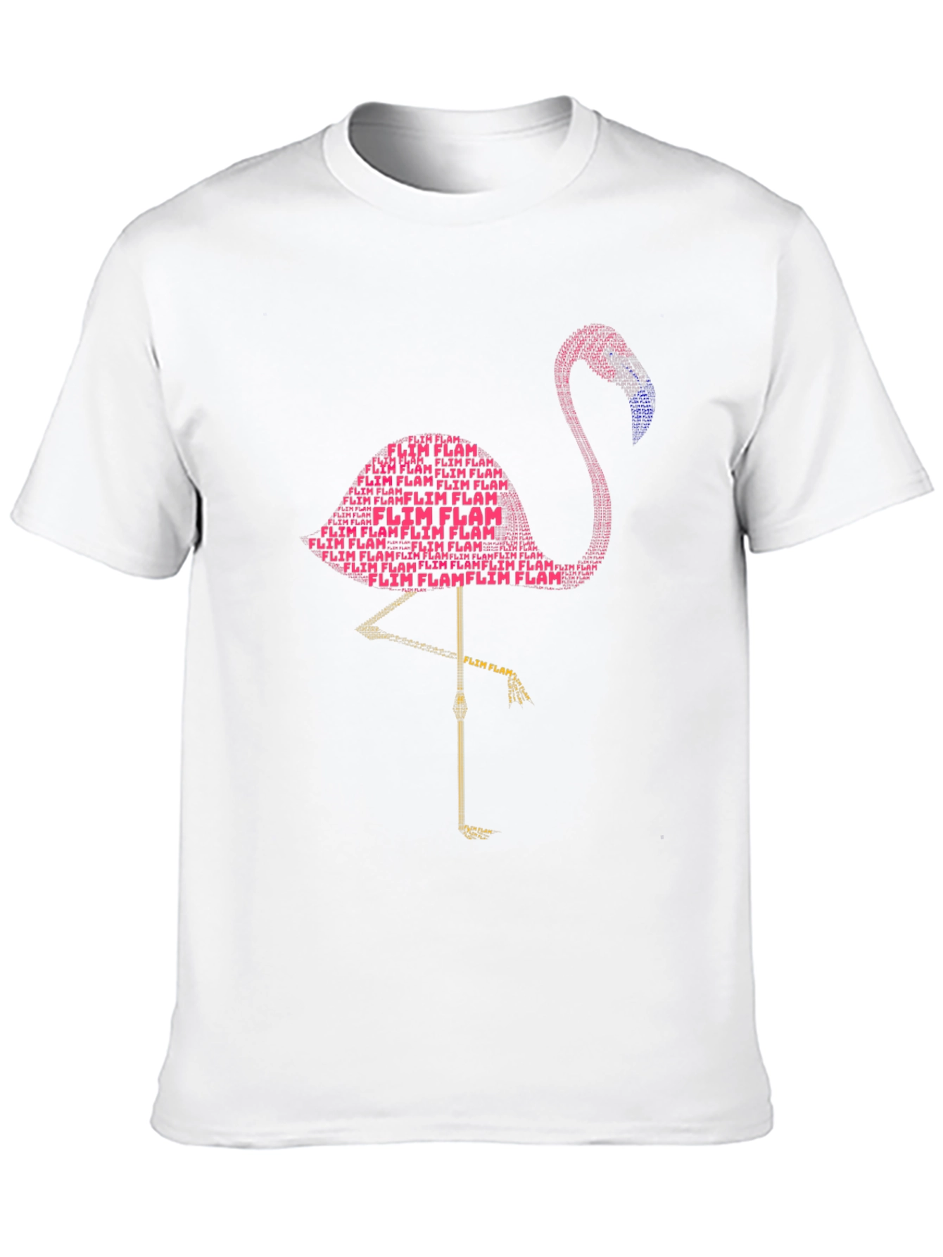 Flamingo Word Art T-Shirt