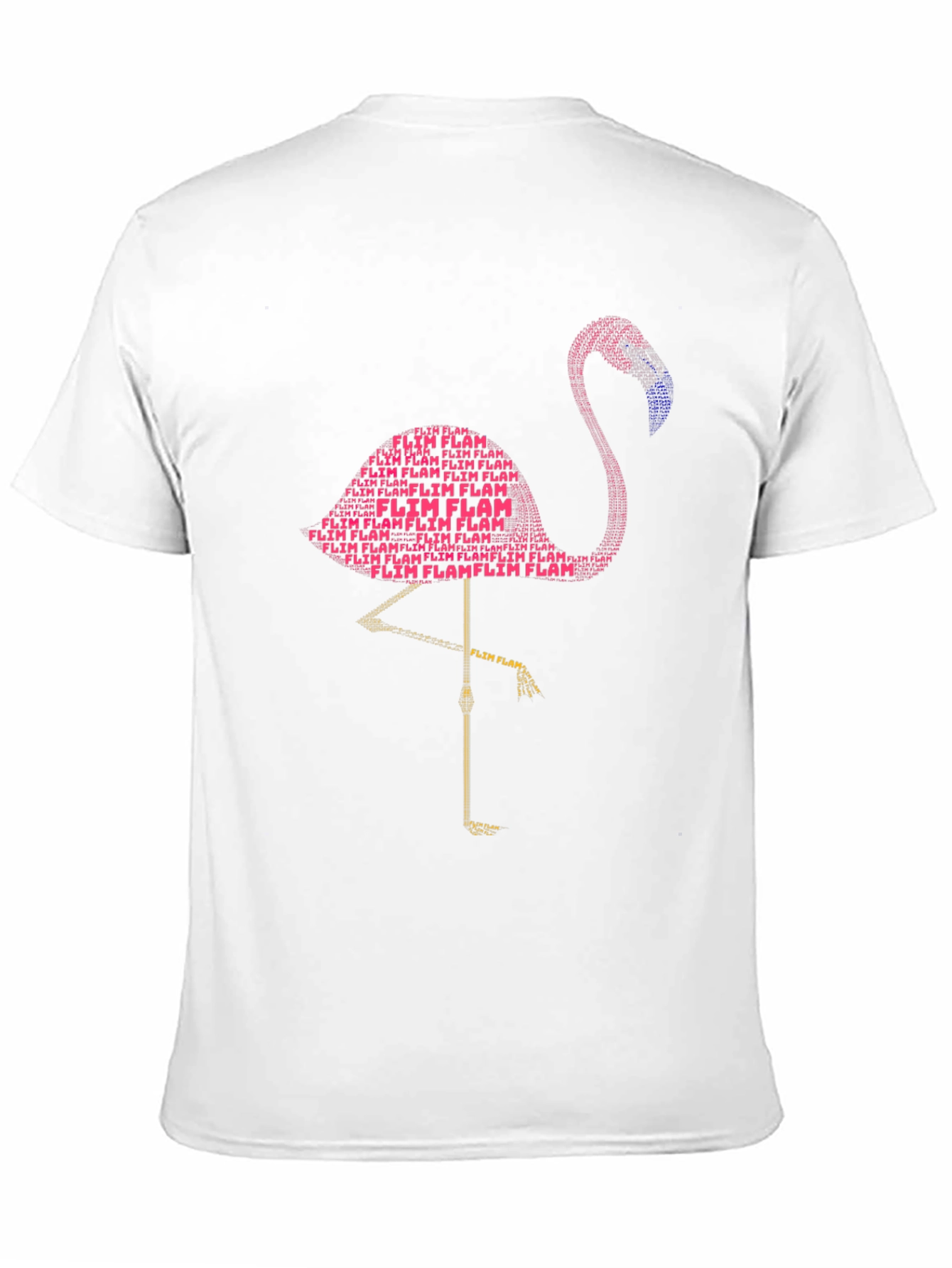 Flamingo Word Art T-Shirt