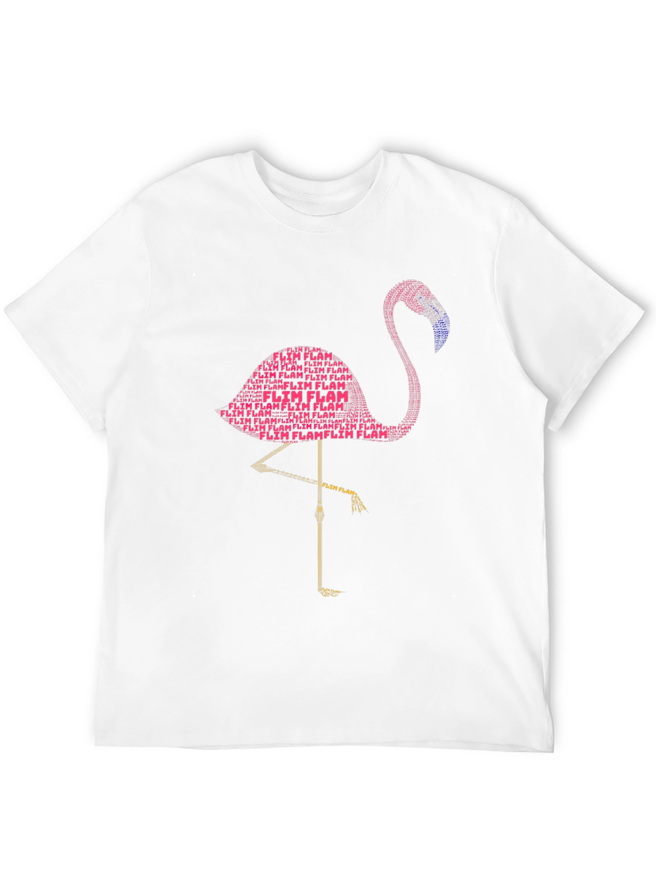 Flamingo Word Art T-Shirt