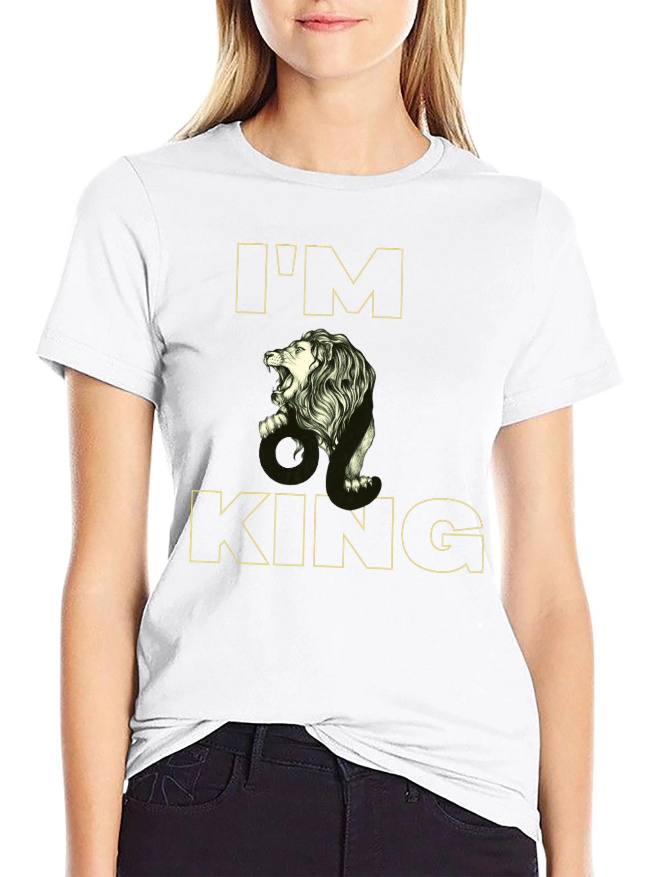 Im King Lion Graphic T-Shirt