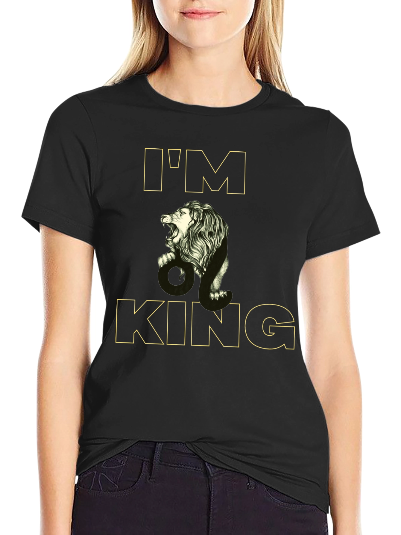 Im King Lion Graphic T-Shirt