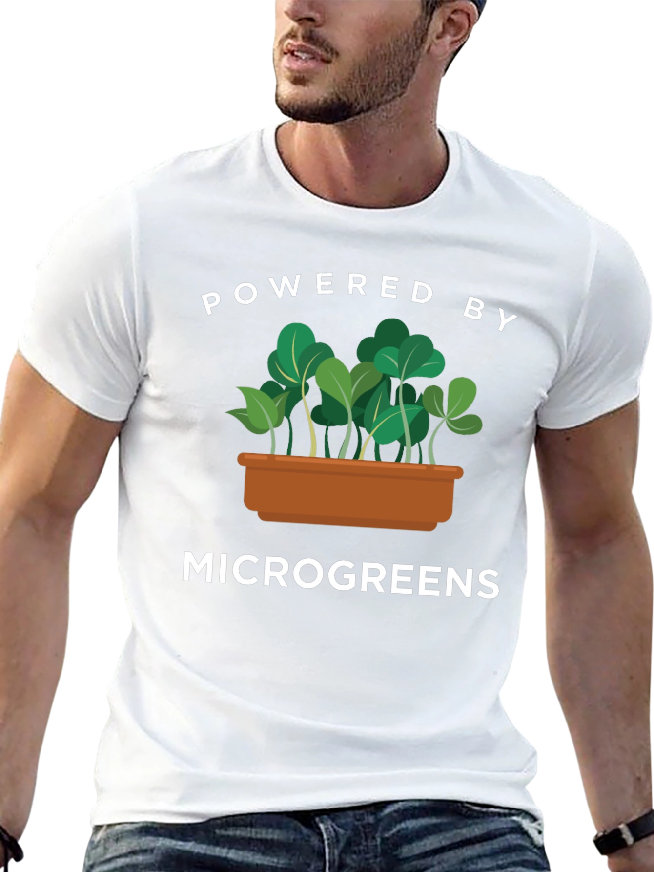 Powered by Microgreens T-Shirt