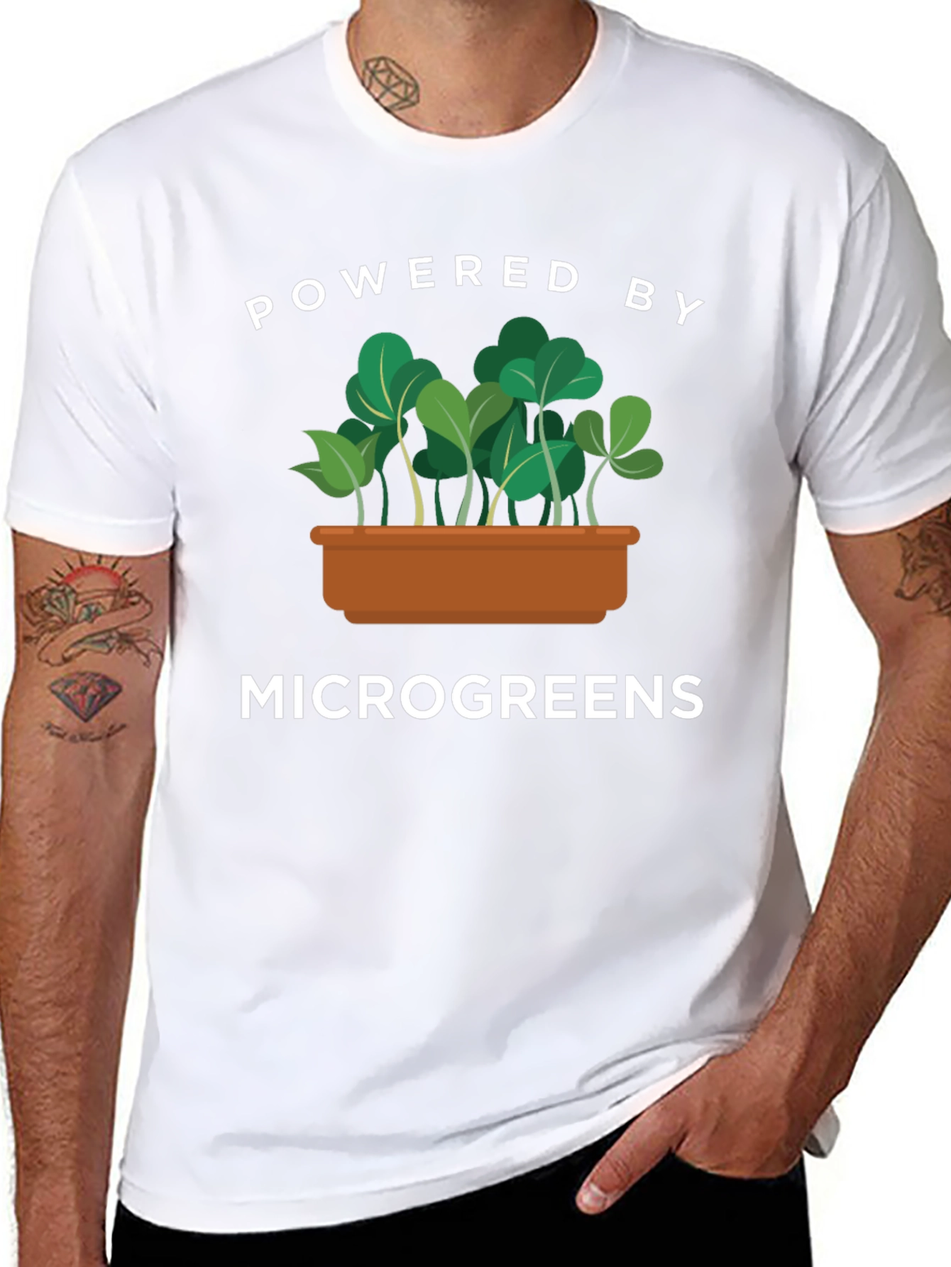 Powered by Microgreens T-Shirt