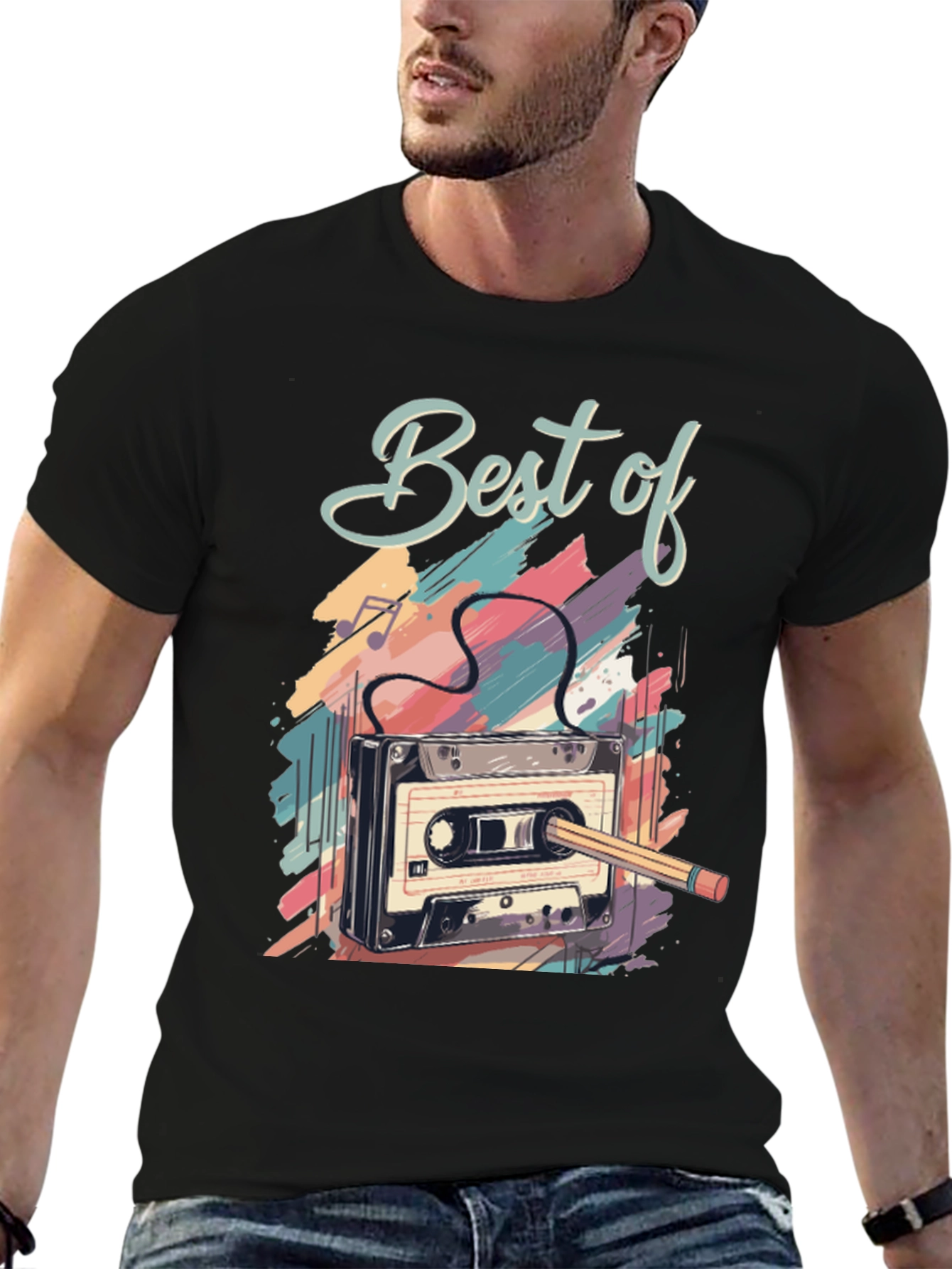 Best of Cassette Tape Graphic T-Shirt