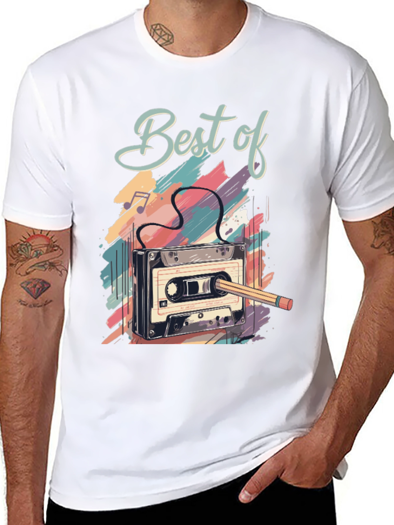 Best of Cassette Tape Graphic T-Shirt