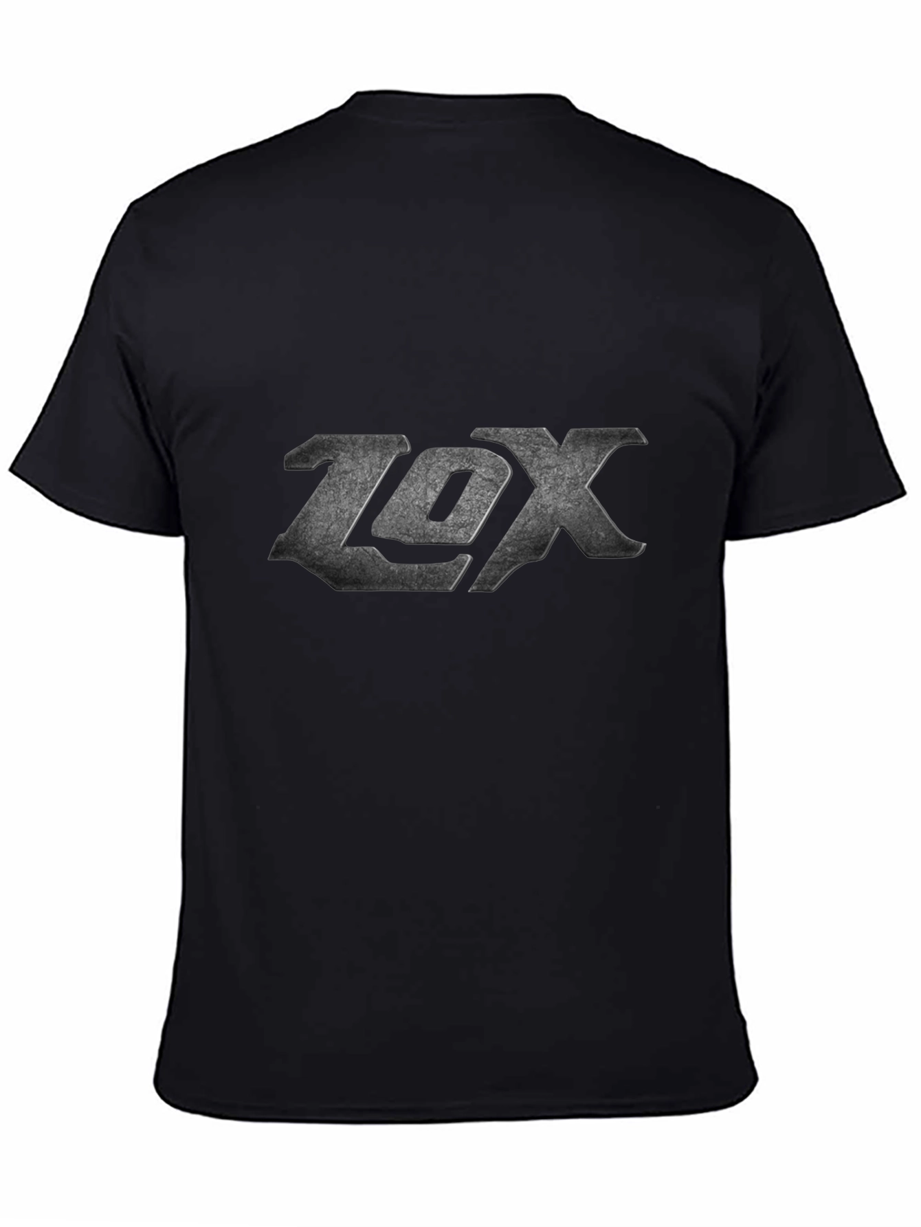 LOX Graphic Print Black T-Shirt