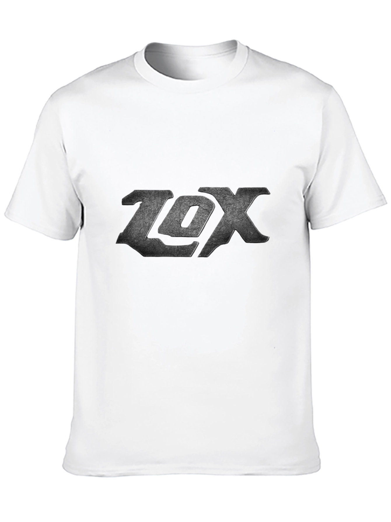 LOX Graphic Print Black T-Shirt