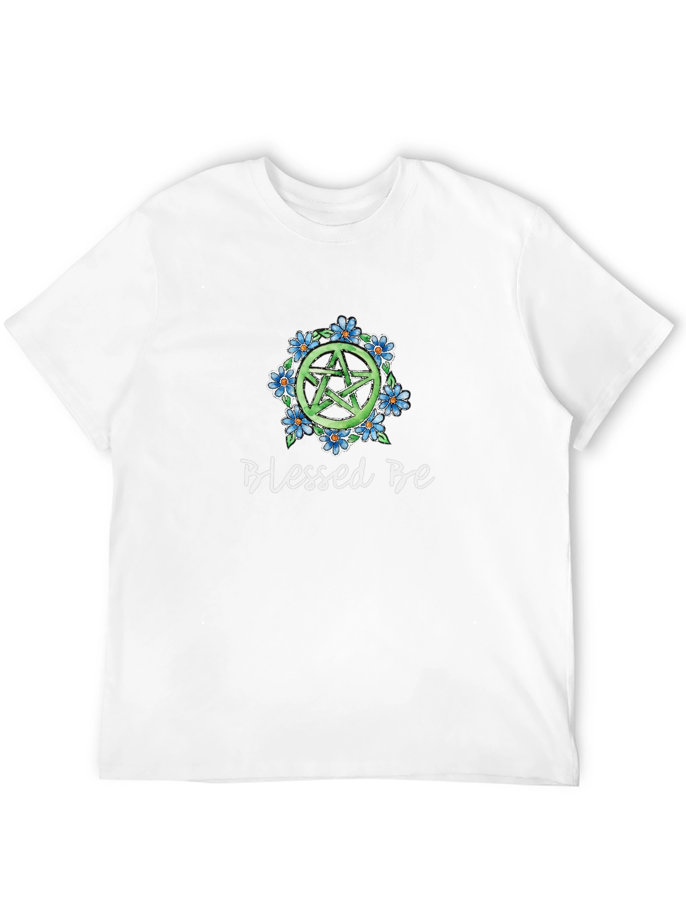 Blessed Be Pentacle Flower T-Shirt