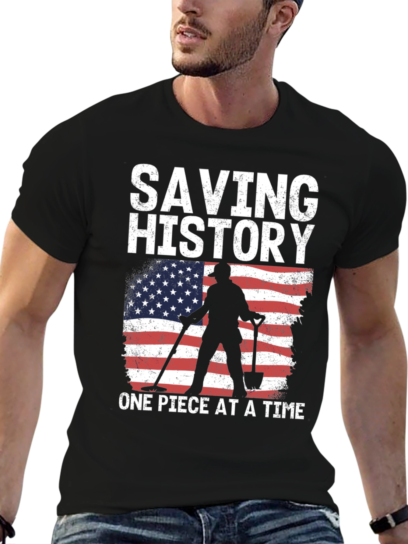 Saving History Metal Detecting T-Shirt