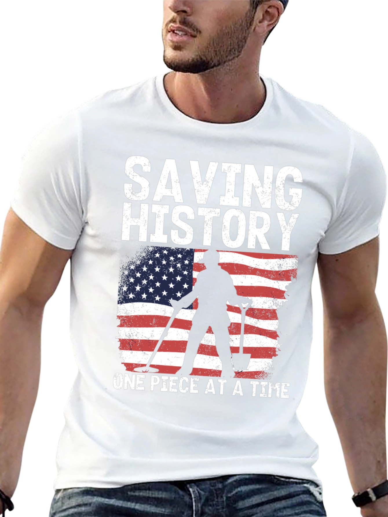 Saving History Metal Detecting T-Shirt