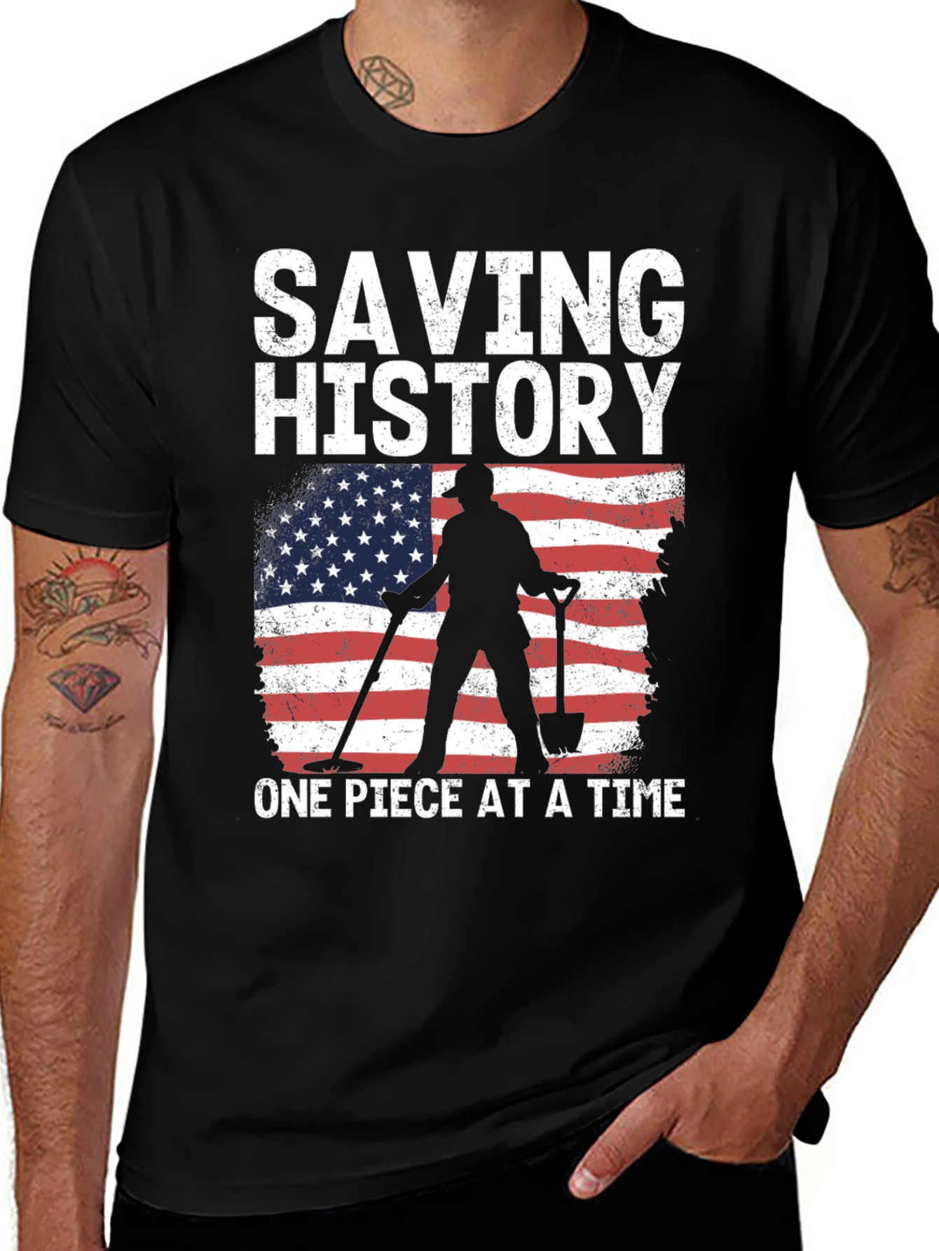 Saving History Metal Detecting T-Shirt