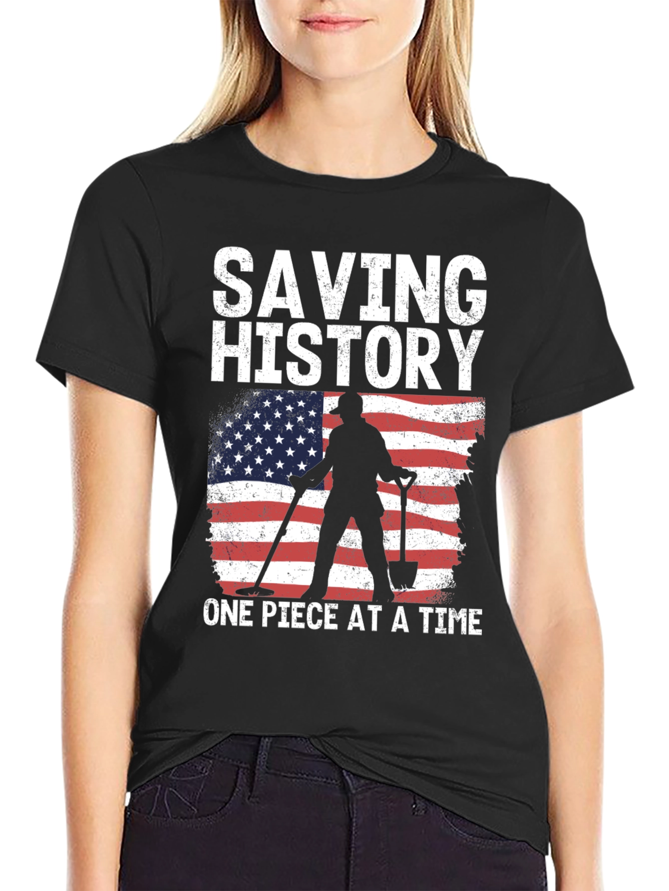 Saving History Metal Detecting T-Shirt