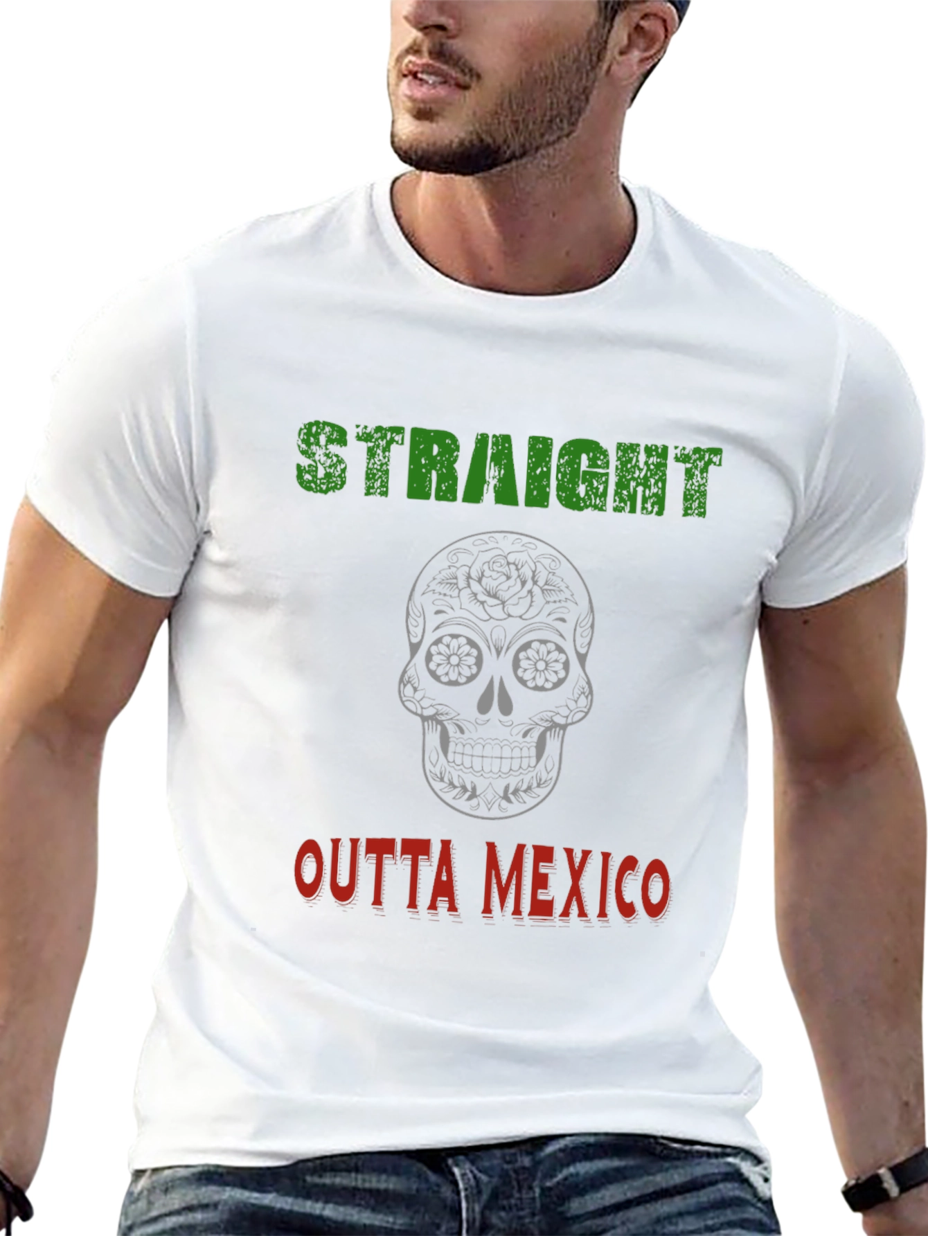Straight Outta Mexico Graphic T-Shirt