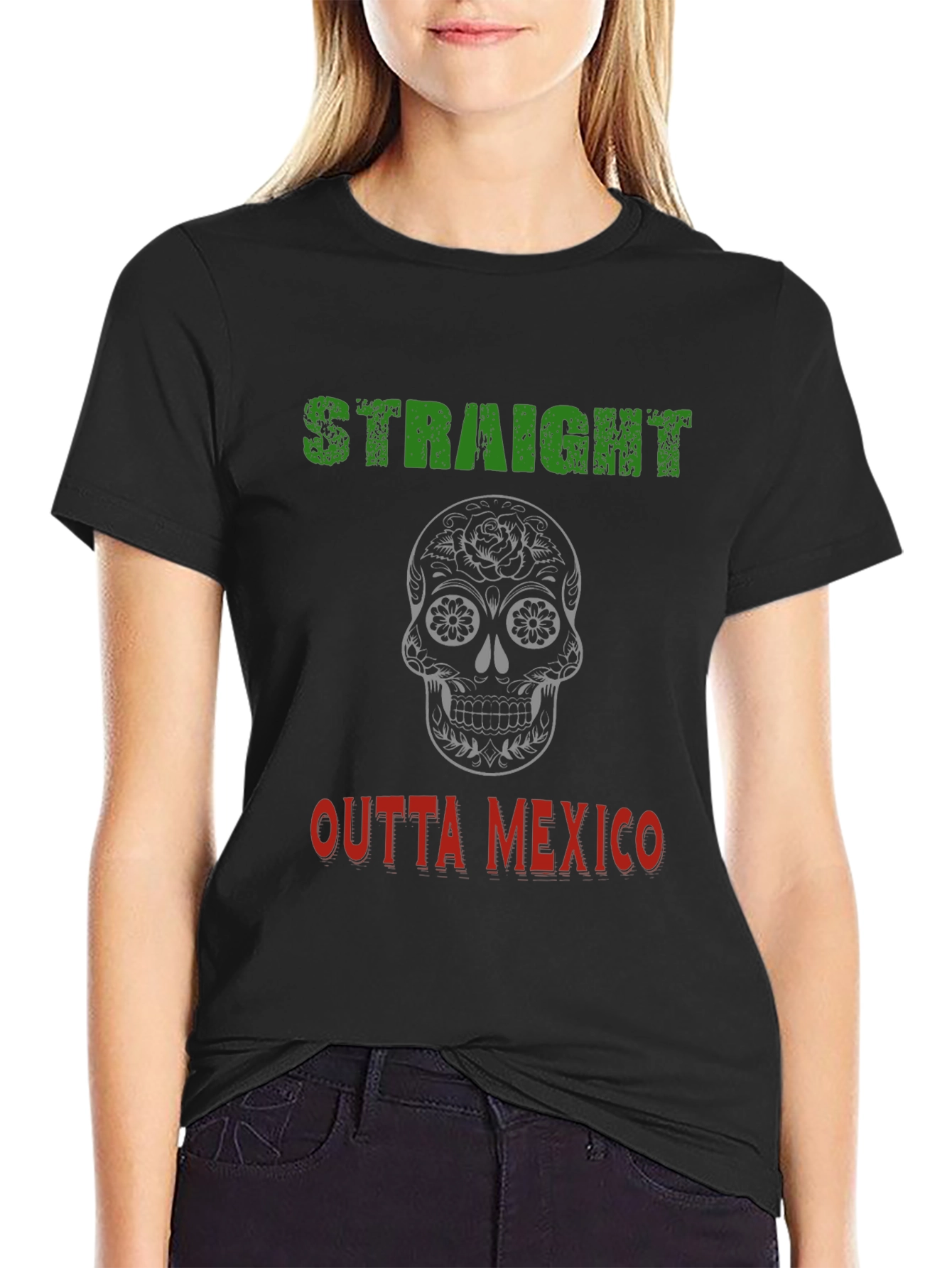 Straight Outta Mexico Graphic T-Shirt