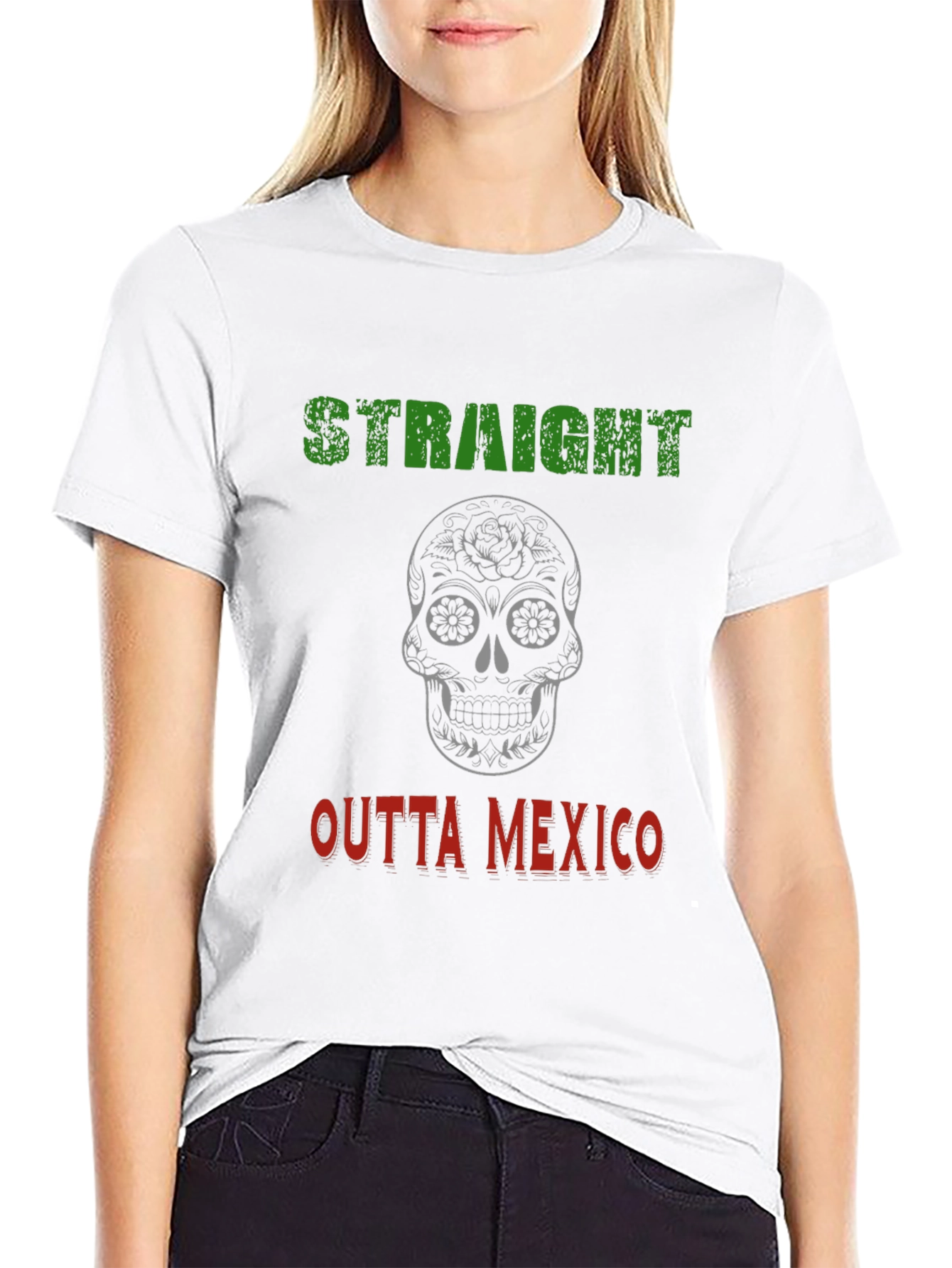 Straight Outta Mexico Graphic T-Shirt