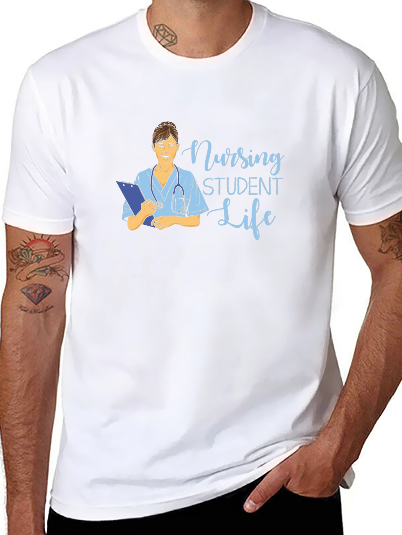 Nursing Student Life T-Shirt - Black