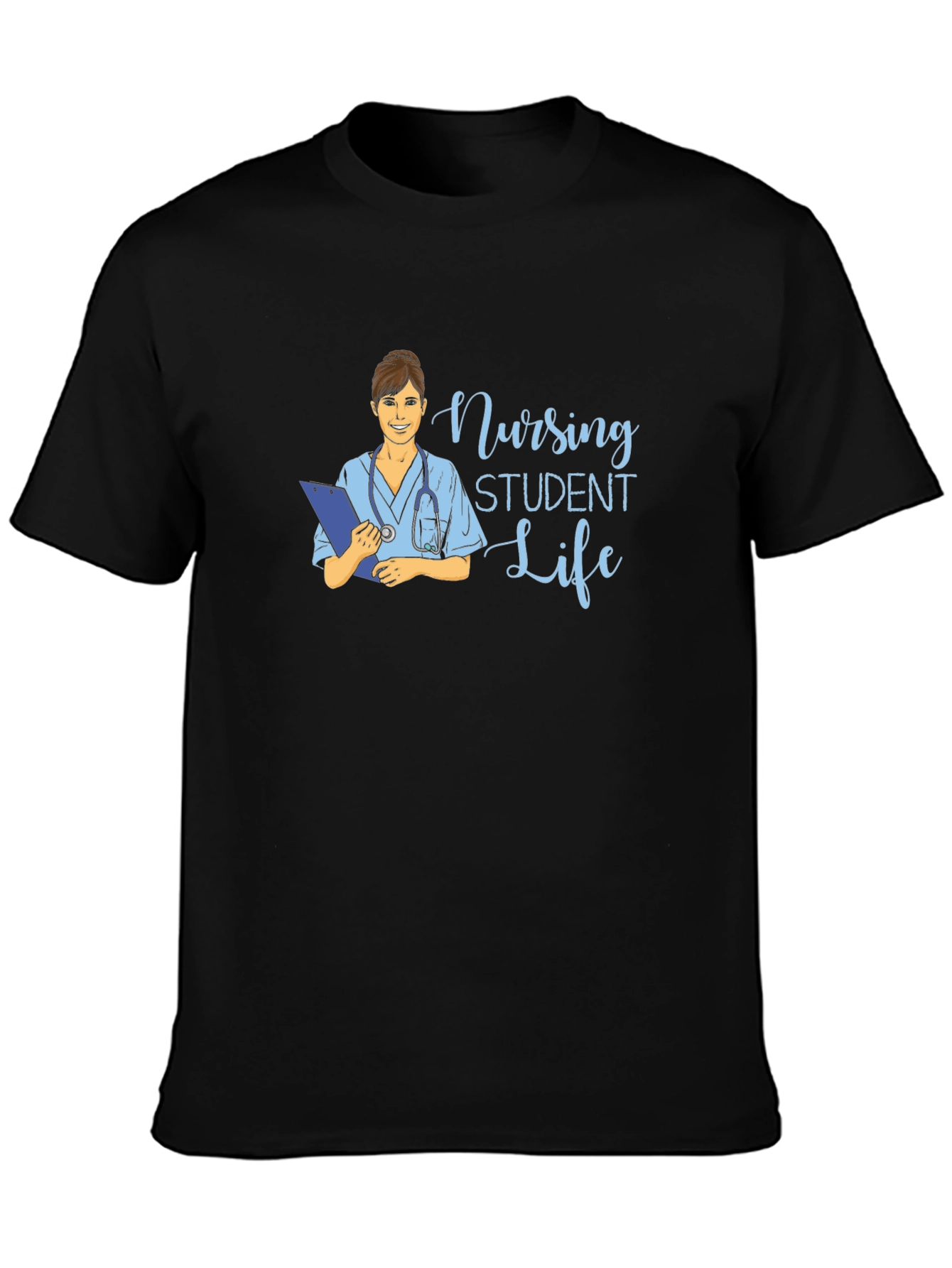 Nursing Student Life T-Shirt - Black