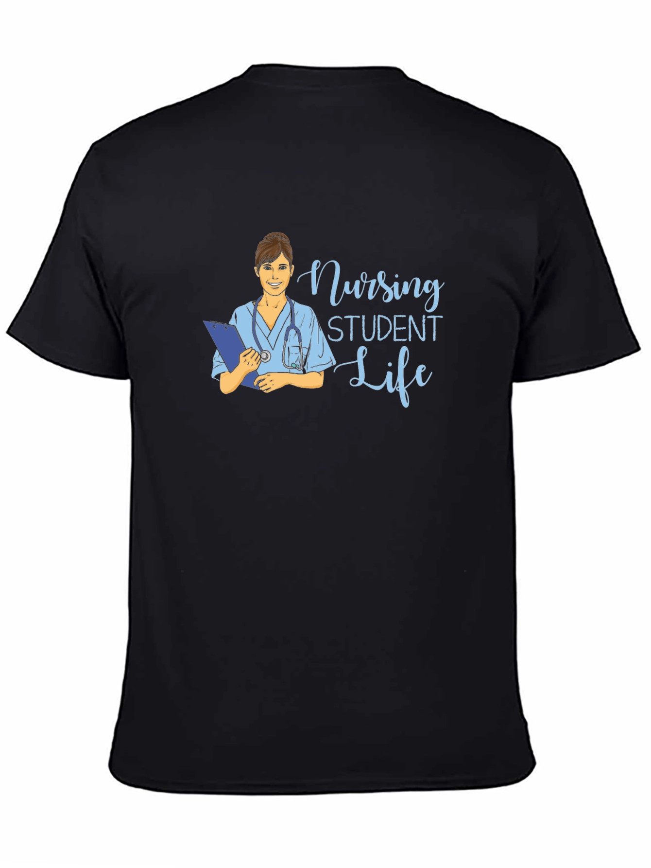 Nursing Student Life T-Shirt - Black