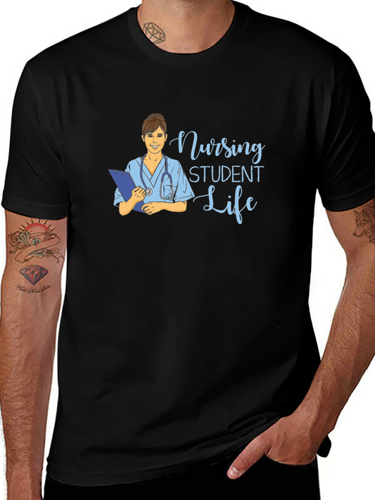 Nursing Student Life T-Shirt - Black
