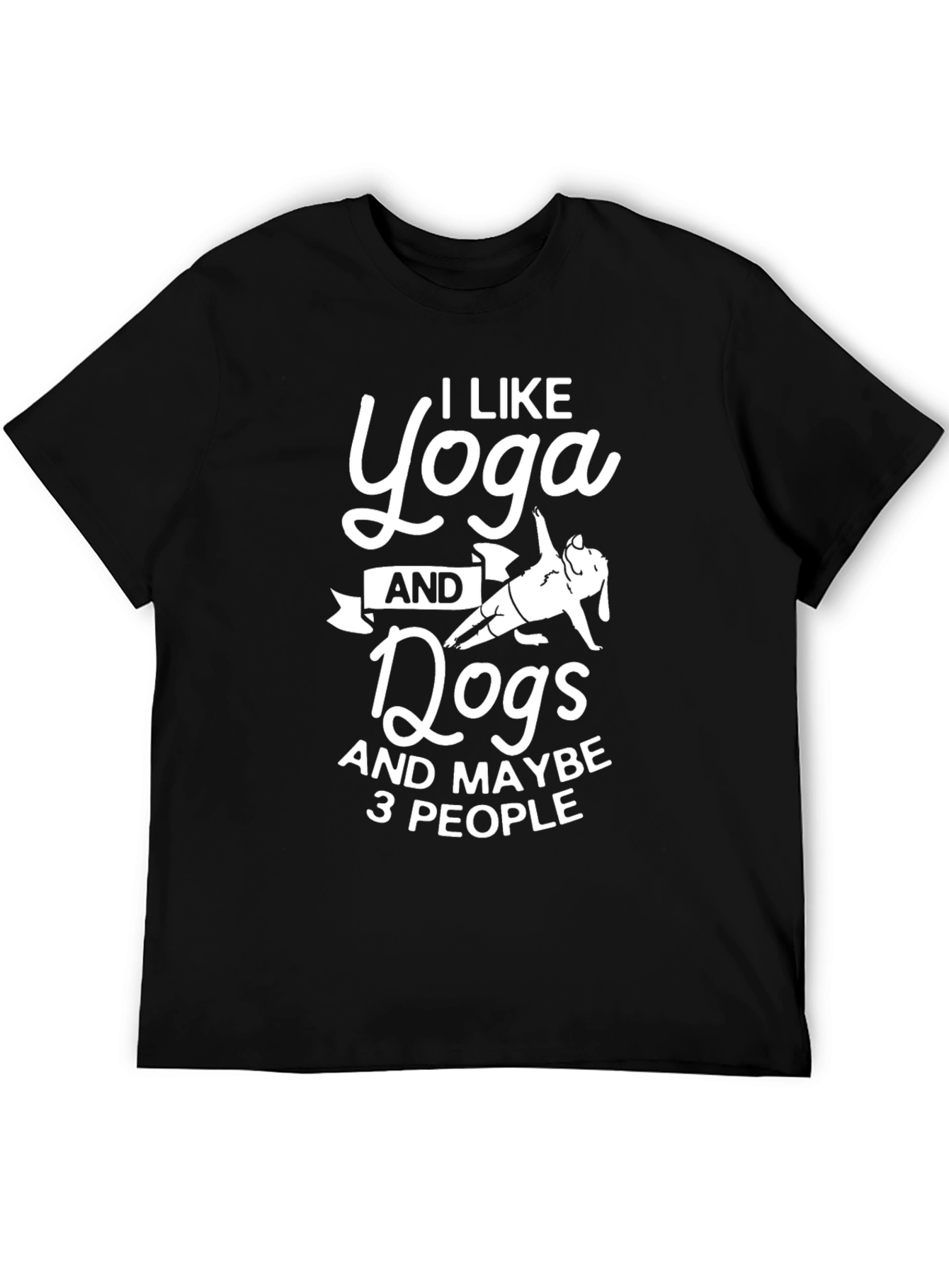 I Like Yoga And Dogs T-Shirt