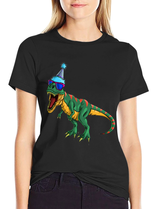 Party Dino T-Shirt - Fun & Festive