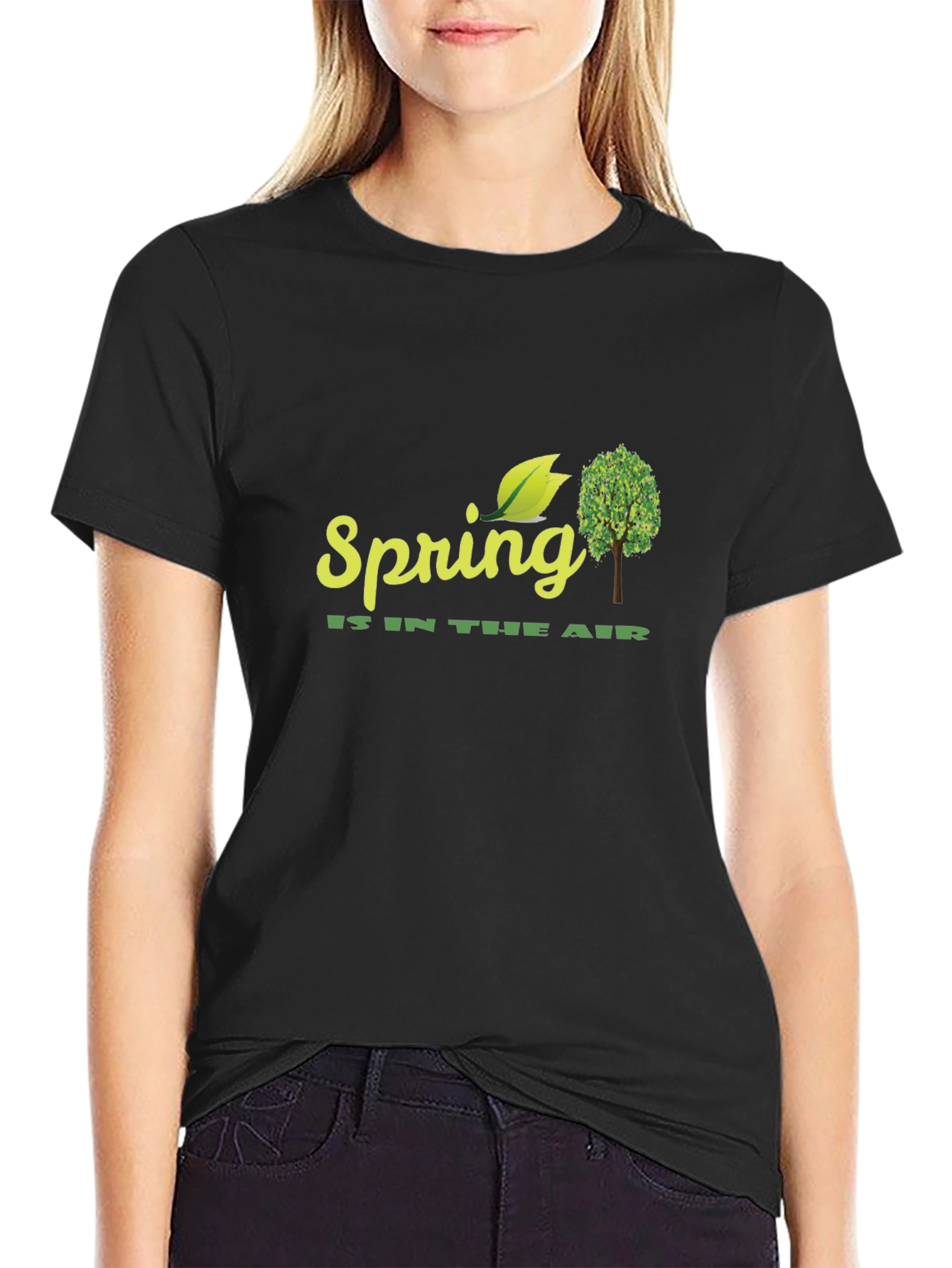 Spring is in the Air T-Shirt - Black