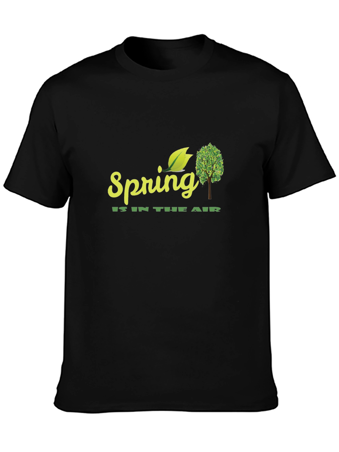Spring is in the Air T-Shirt - Black