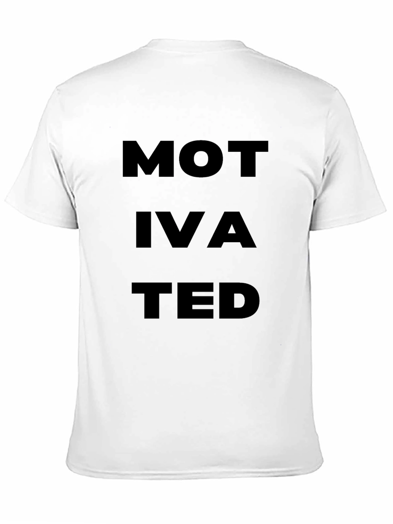 Motivated Graphic Tee - Black Cotton Casual Shirt