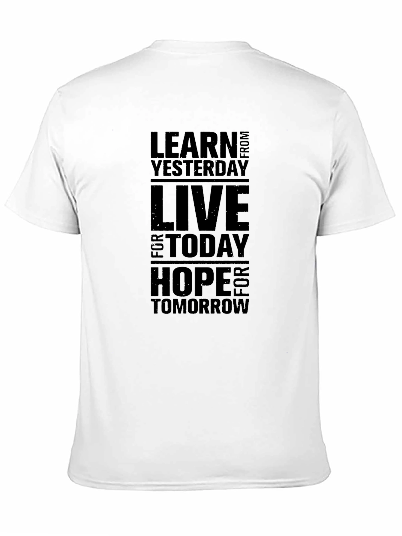 Inspirational Graphic Tee - Learn Live Hope