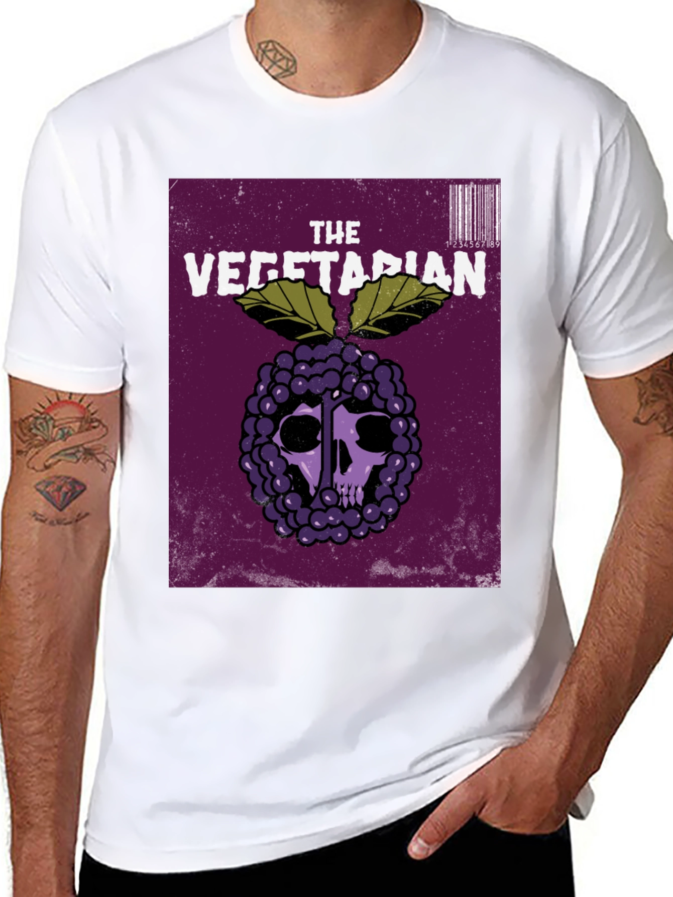The Vegetarian Graphic T-Shirt - Dark Humor Tee