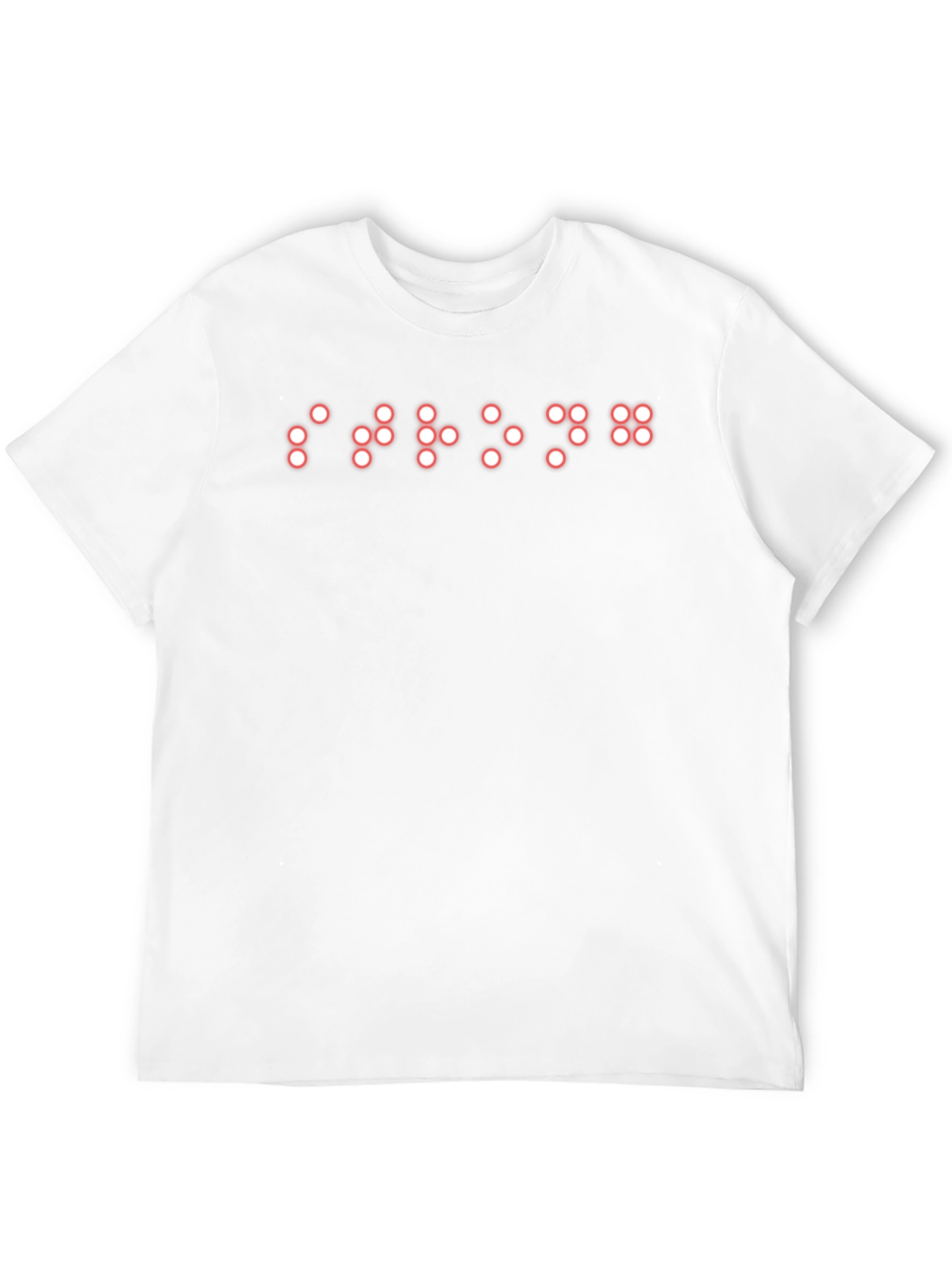 Braille Dot Graphic T-Shirt