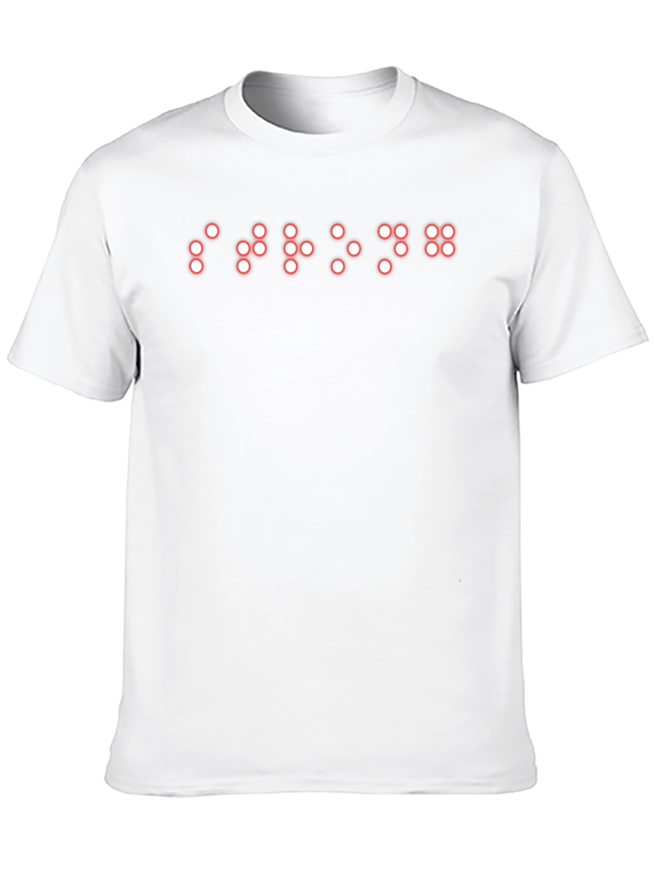 Braille Dot Graphic T-Shirt