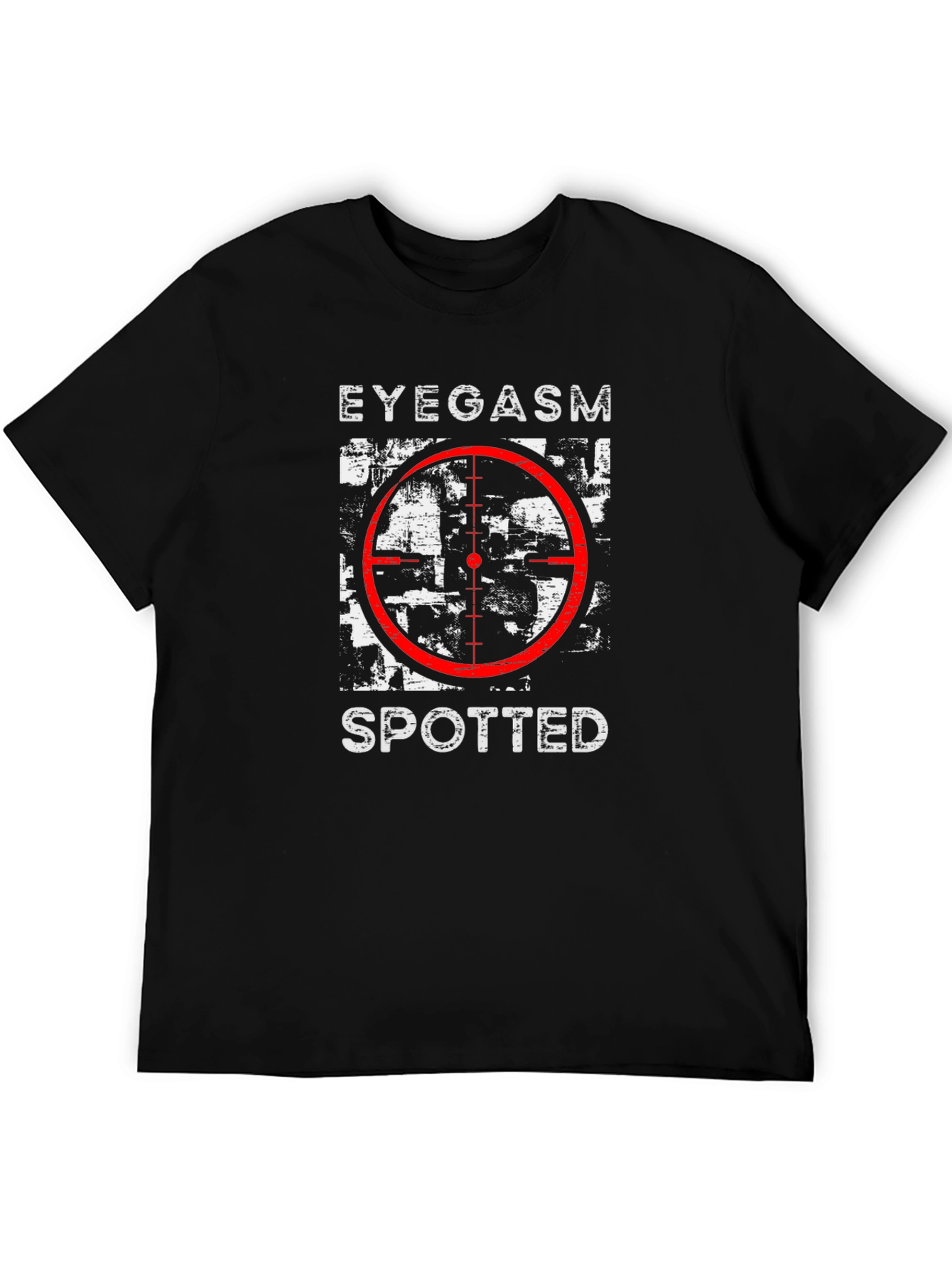 Eyegasm Spotted Graphic Tee - Mens Black T-Shirt