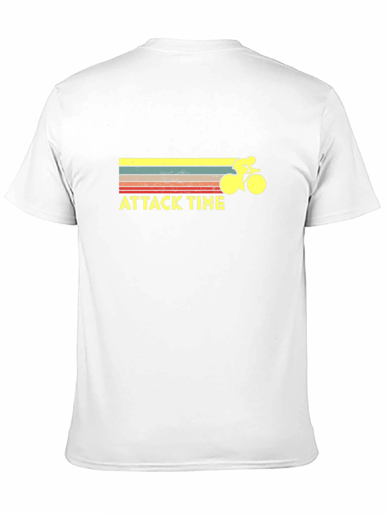 Attack Time Cycling Graphic Tee - Retro Style