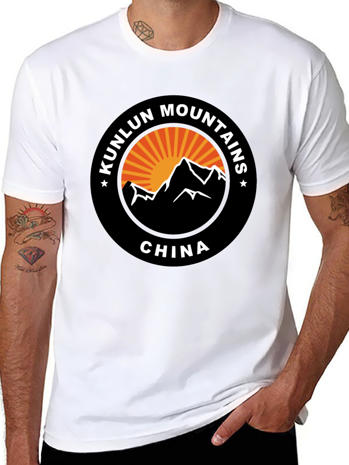 Kunlun Mountains China Graphic T-Shirt
