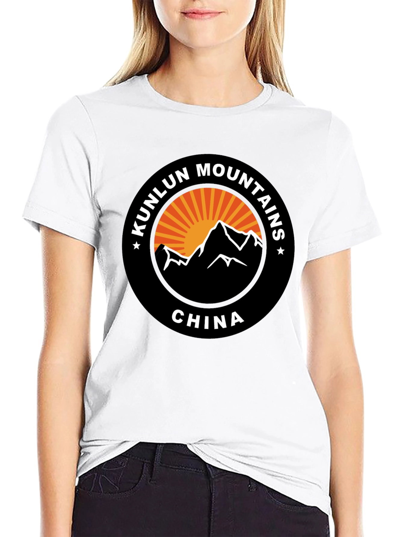 Kunlun Mountains China Graphic T-Shirt
