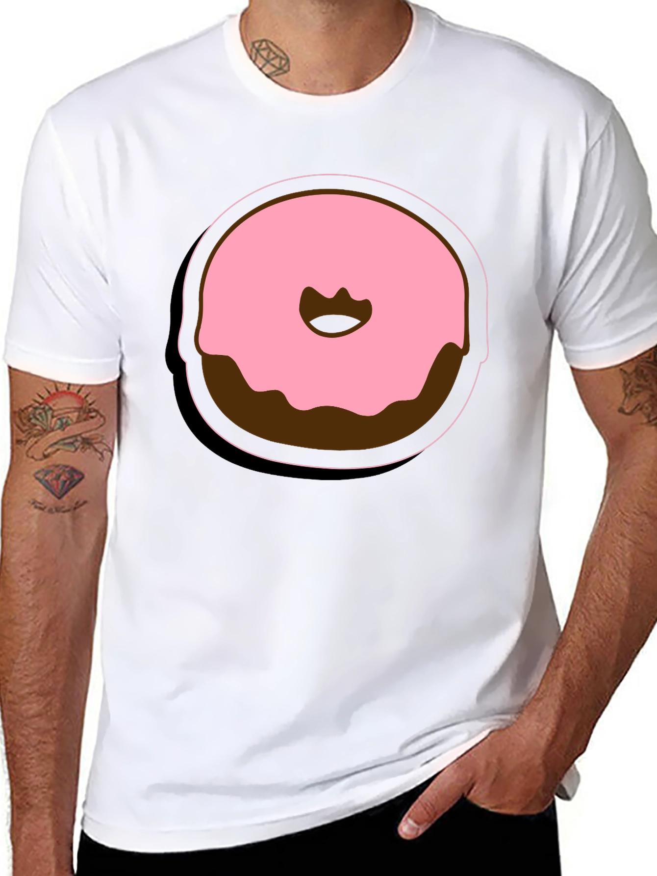 Donut Graphic Tee - Sweet Treat Style