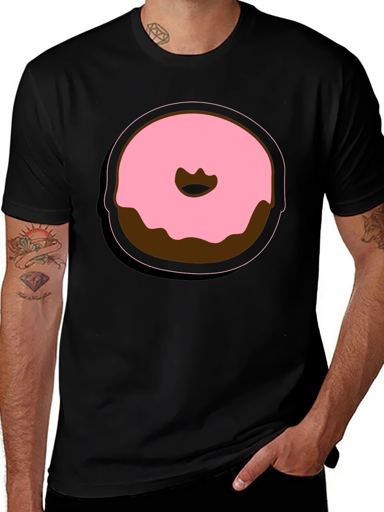 Donut Graphic Tee - Sweet Treat Style