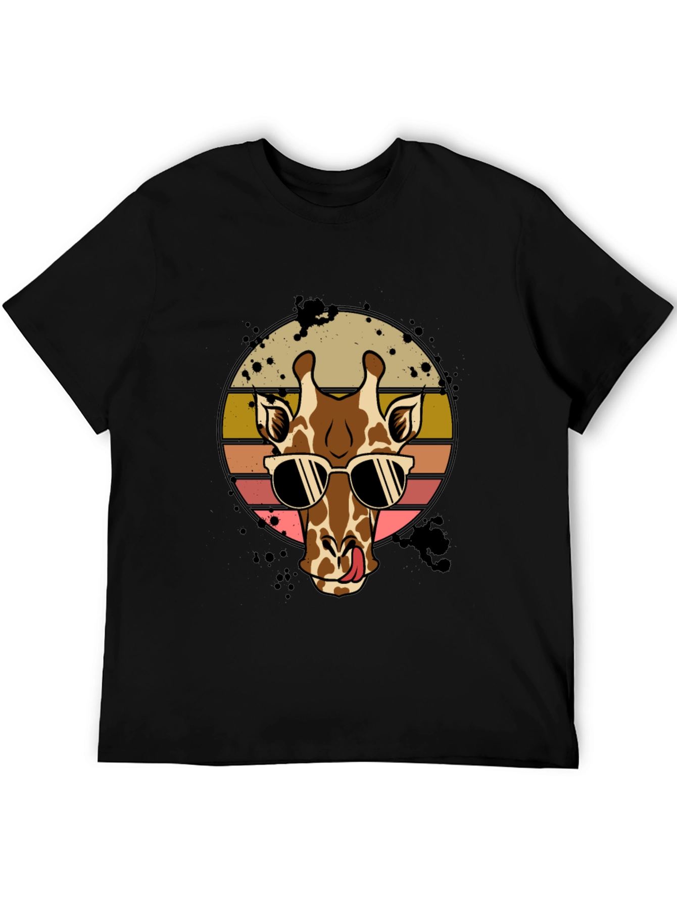 Cool Giraffe T-Shirt - Trendy Animal Graphic Tee