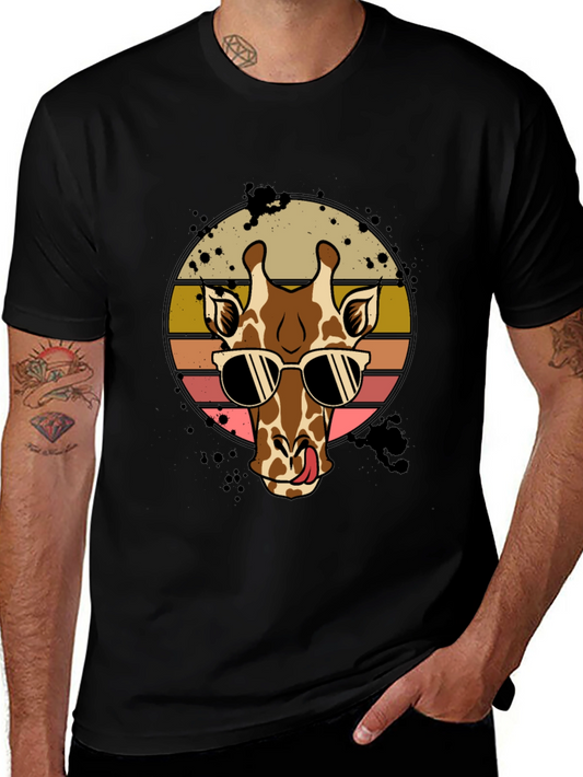 Cool Giraffe T-Shirt - Trendy Animal Graphic Tee