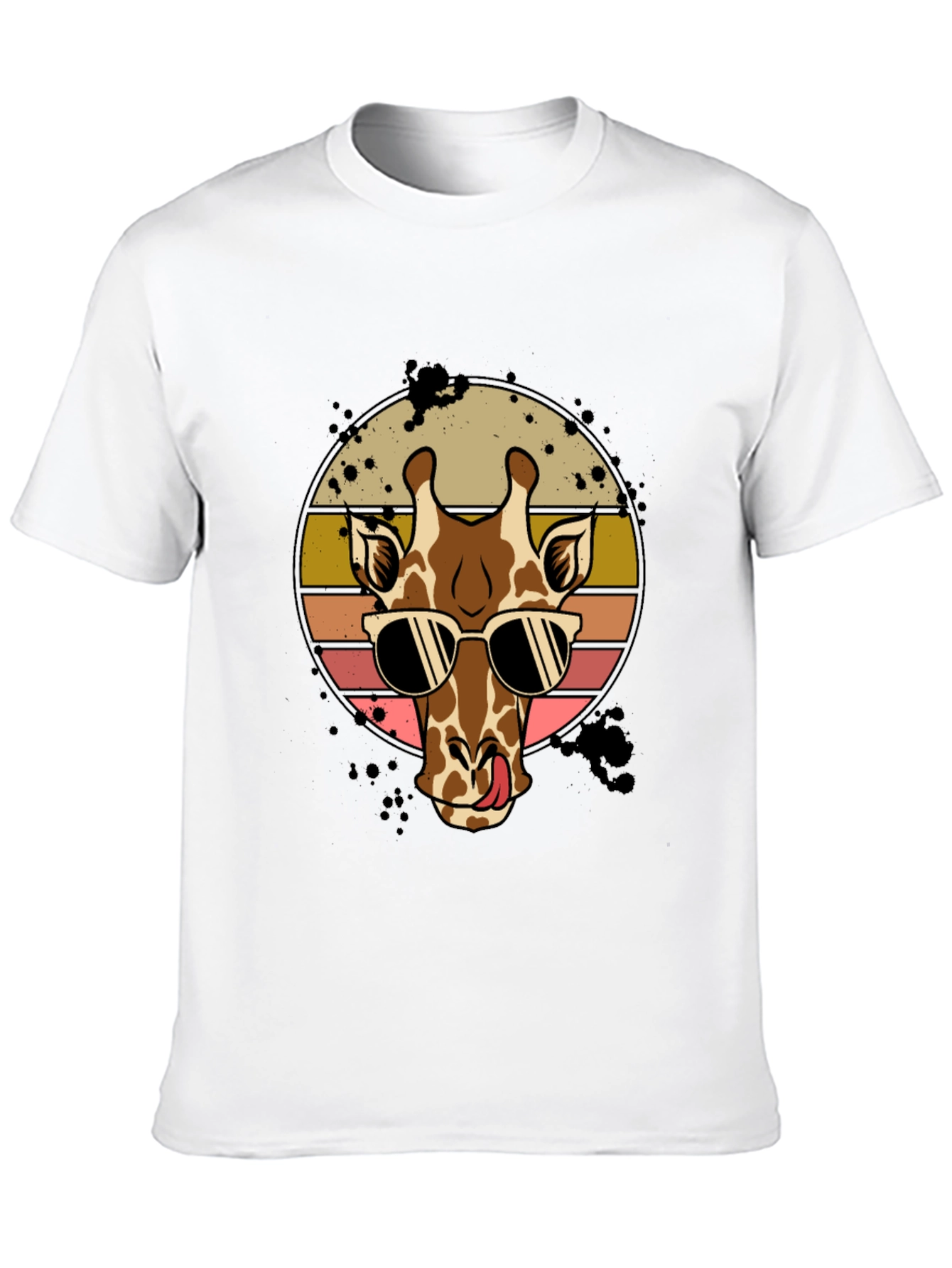 Cool Giraffe T-Shirt - Trendy Animal Graphic Tee