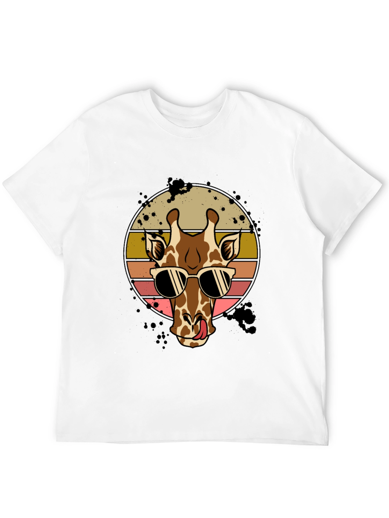 Cool Giraffe T-Shirt - Trendy Animal Graphic Tee
