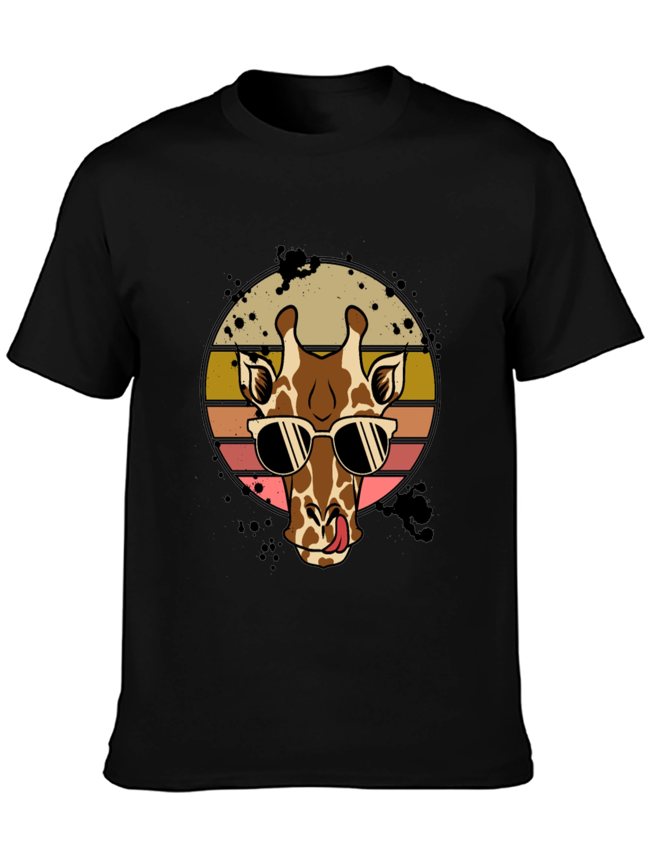 Cool Giraffe T-Shirt - Trendy Animal Graphic Tee
