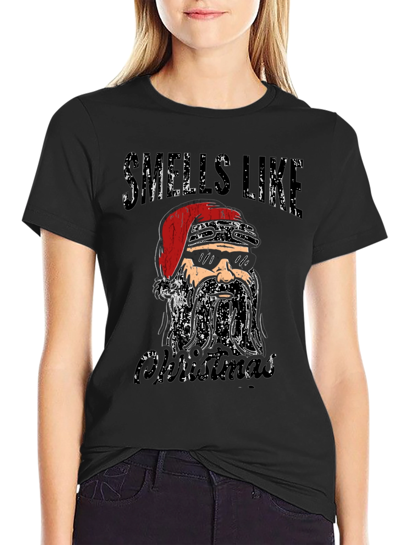 Smells Like Christmas Santa T-Shirt
