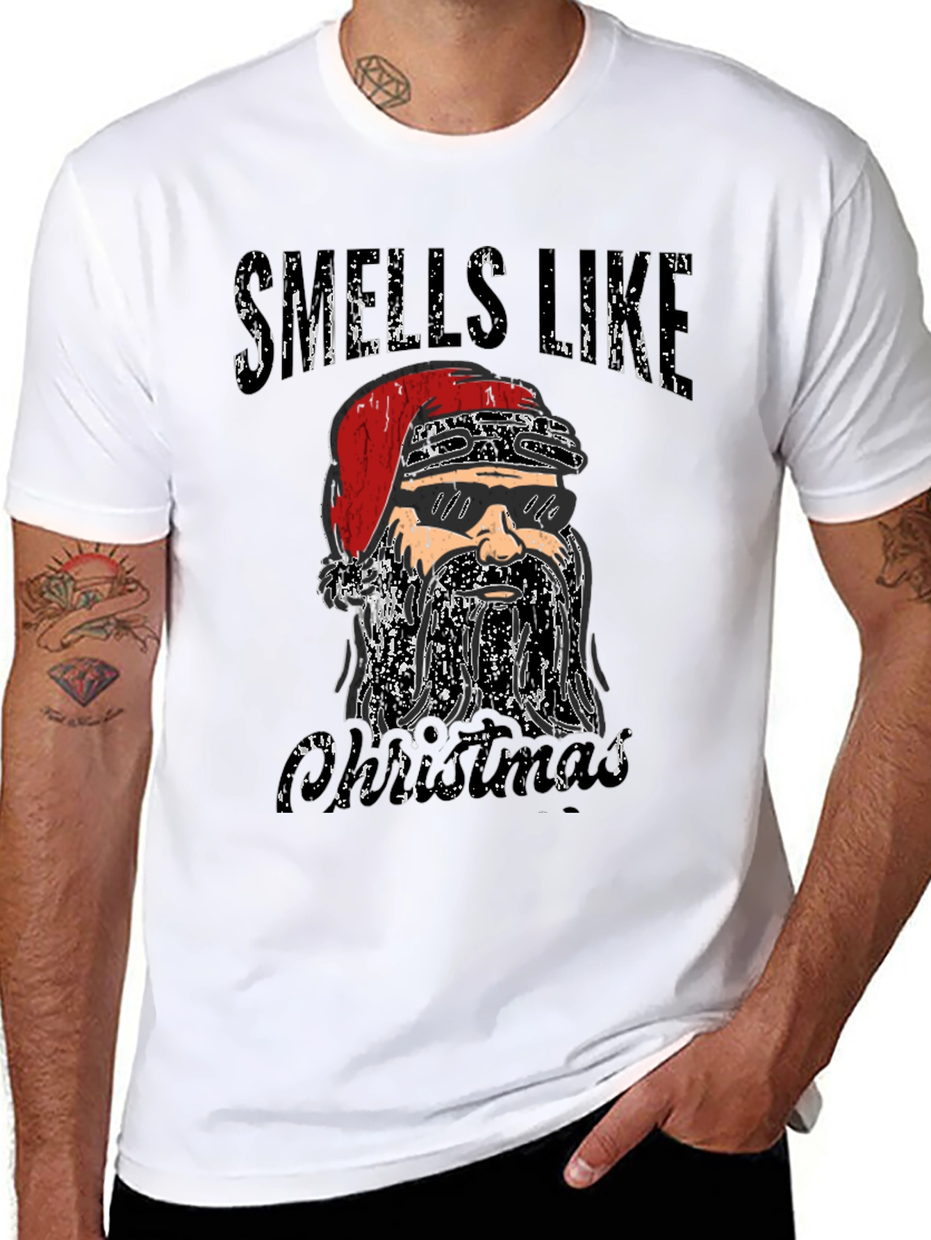 Smells Like Christmas Santa T-Shirt