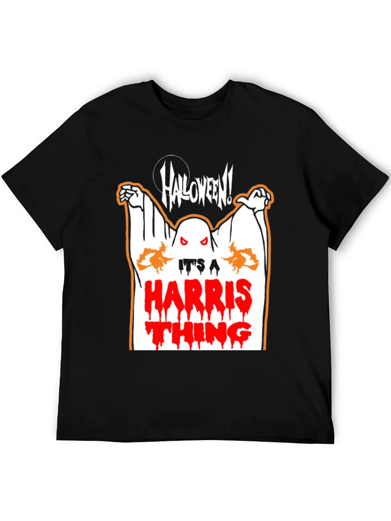Its a Harris Thing Halloween Black T-Shirt
