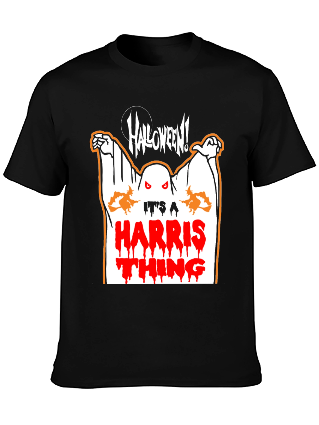 Its a Harris Thing Halloween Black T-Shirt