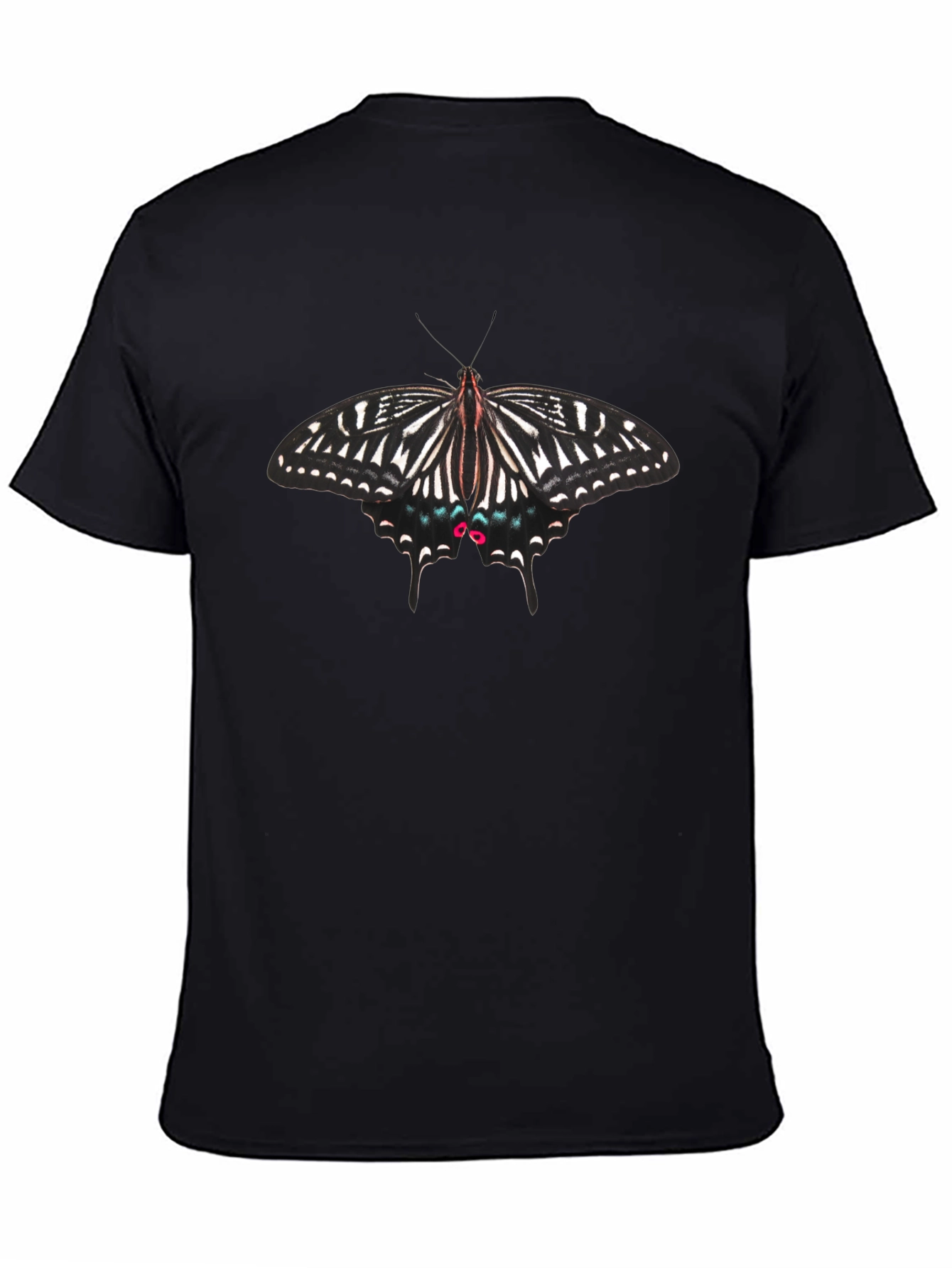 Black Butterfly Graphic T-Shirt