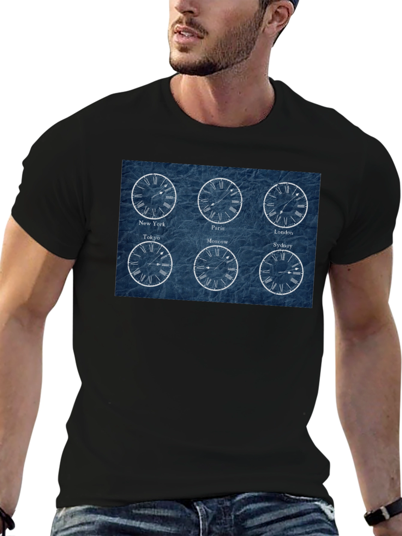 World Time Zone T-Shirt - Travel Themed Tee