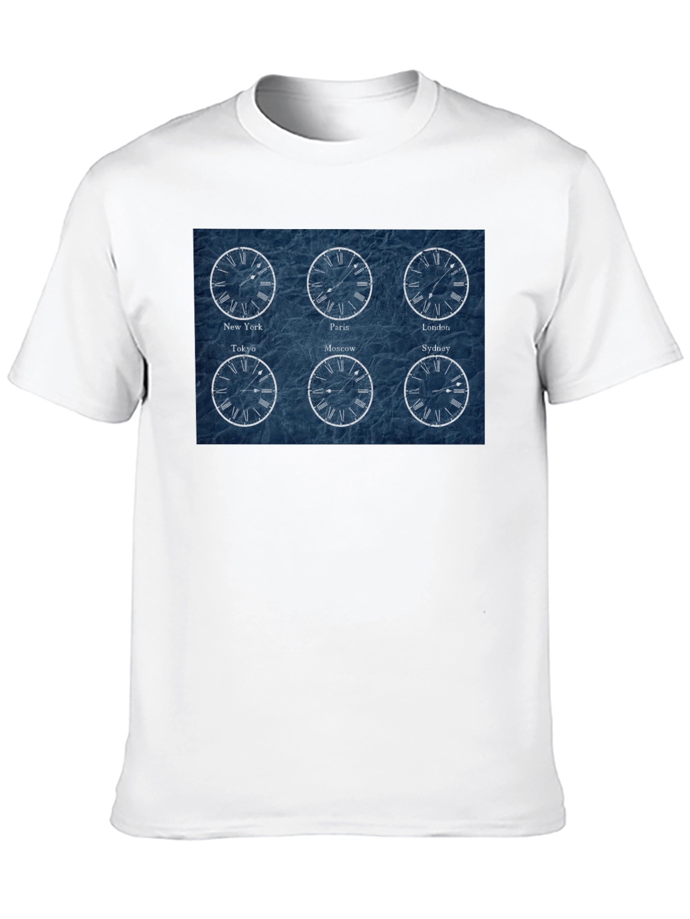 World Time Zone T-Shirt - Travel Themed Tee